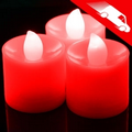 LED Tea Light Candles Red